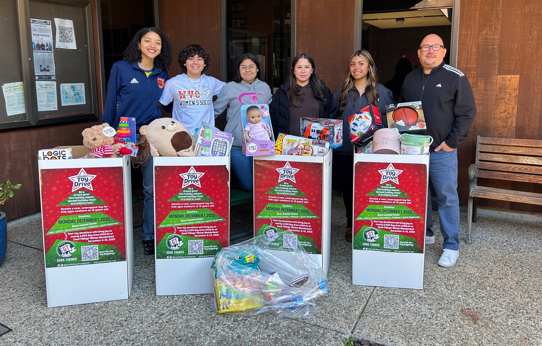 West Valley Athletics Spreads Holiday Cheer Through Toy Drive