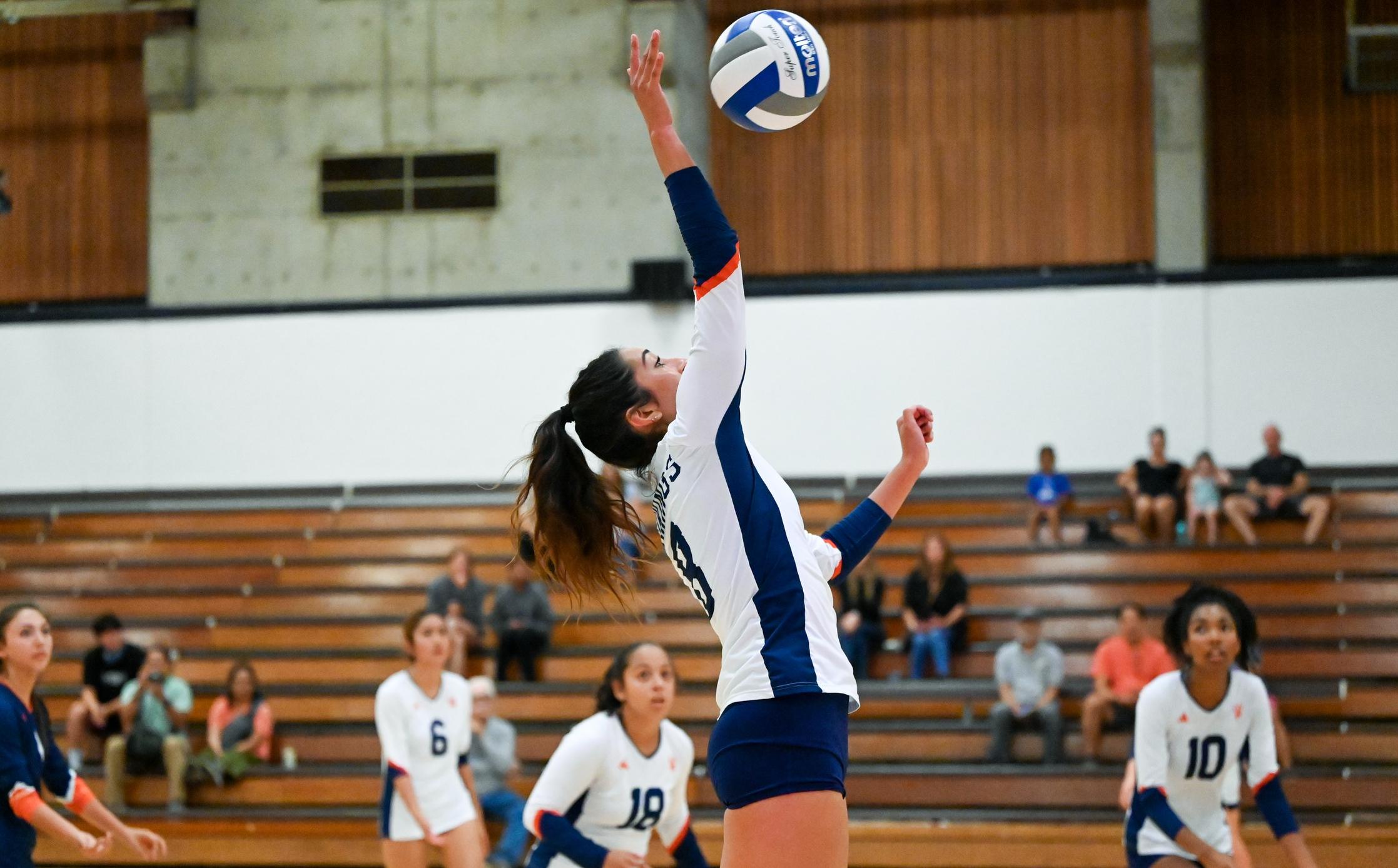 Vikings sweep Skyline on sophomore night to pick up momentum in the final week of the regular season